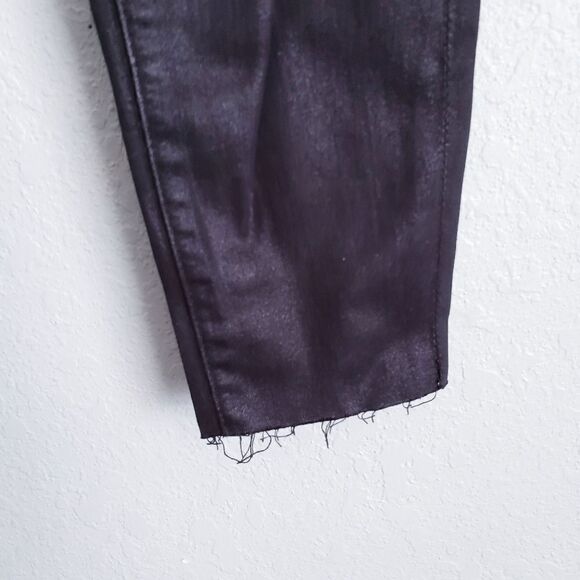 7 For All Mankind Black Distressed Jeans - Picture 2 of 9